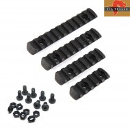 Handguard Set 4 Slitte Black Pts Moe Big Dragon (bd3753)