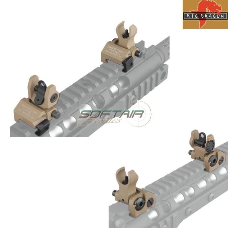 Tacche Di Mira Set Troy Mini Style Dark Earth Big Dragon (bd3820t)