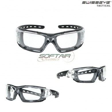 Occhiali Tactial Net Frame Clear/black Lente Clear Swiss Eye® (se-40362)