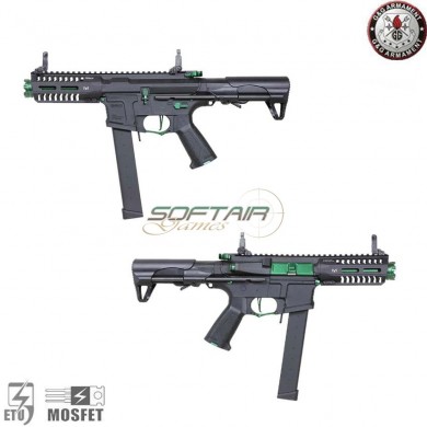 Limited Edition Fucile Elettrico Aeg Cm16 Arp9 Cqb Carbine Jade G&g (gg-454030)