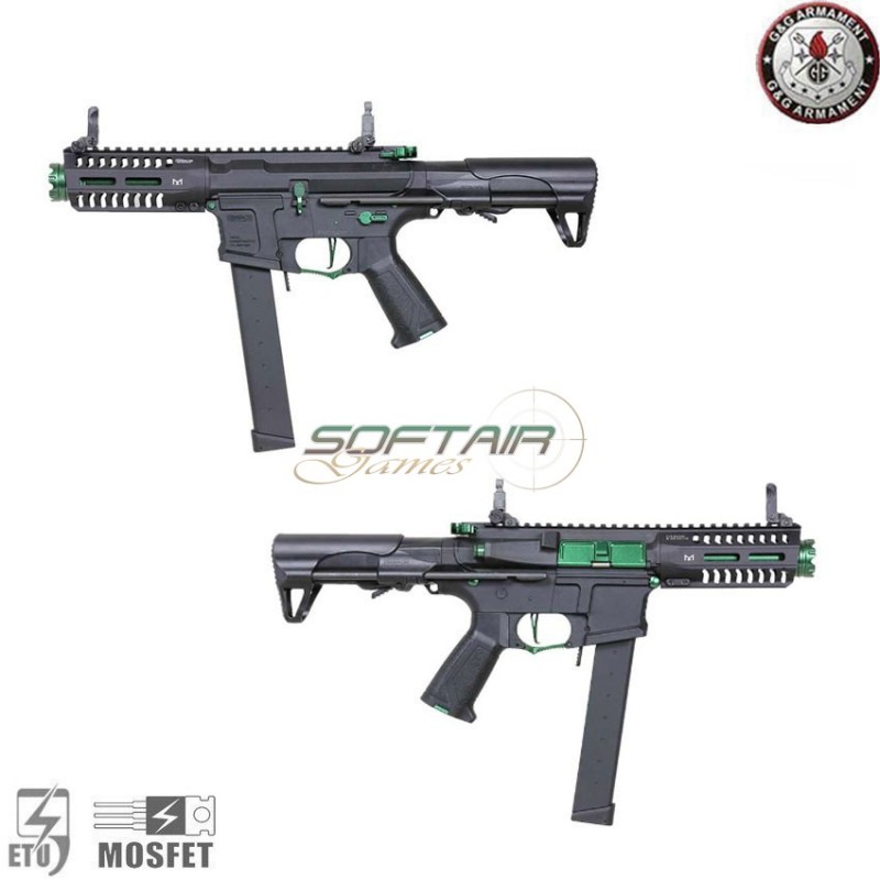 Limited Edition Aeg Electric Rifle Cm16 Arp9 Cqb Carbine Jade G&g (gg-454030)