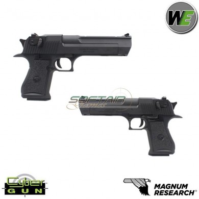 Gas Pistol Desert Eagle Black Xix 50ae Gbb W/marking Magnum Research Inc. Cybergun We (090509)
