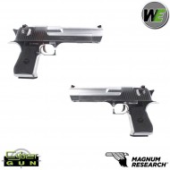 Pistola A Gas Desert Eagle Silver Xix 50ae Gbb C/marking Magnum Research Inc. Cybergun We (090510)