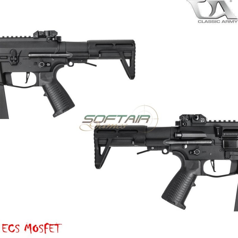 Electric Rifle Nemesis X9 Smg Full Metal Black Classic Army (ca-211500) Electric Rifle Nemesis X9 Smg Full Metal Black Classic Army (ca-211500)