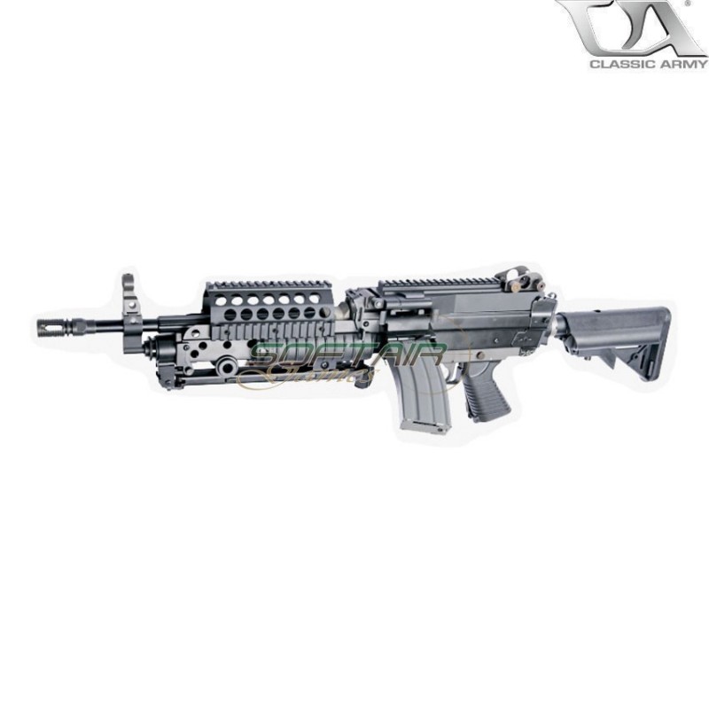 Electric Machine Gun Mk46 Spw Black Classic Army (ca-210208)