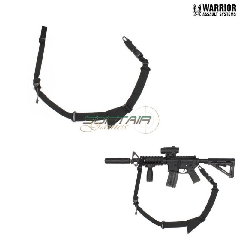 Cinghia 2 Punti Black Elite Ops Devgru Type Warrior Assault Systems (w-eo-2ps-blk)