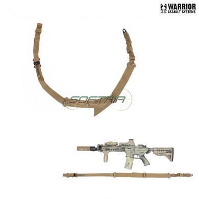 2 Points Sling Coyote Tan Elite Ops Devgru Type Warrior Assault Systems (w-eo-2ps-ct)