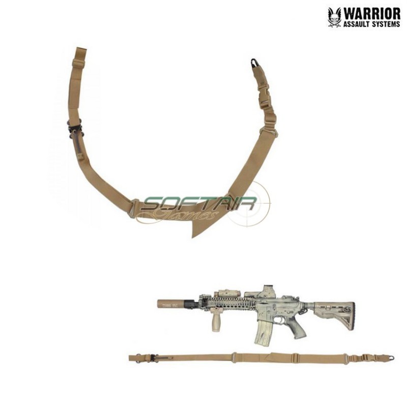 Cinghia 2 Punti Coyote Tan Elite Ops Devgru Type Warrior Assault Systems (w-eo-2ps-ct)