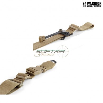 2 Points Sling Coyote Tan Elite Ops Devgru Type Warrior Assault Systems (w-eo-2ps-ct)