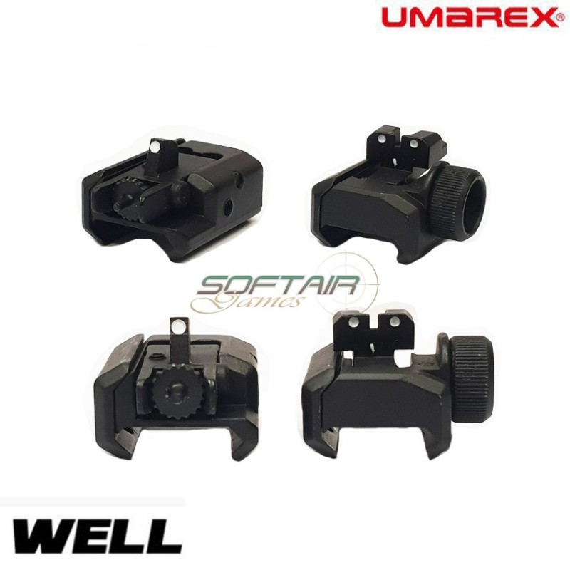 Set Tacche Di Mira Mp7a1 Type Well Umarex (mp7-5)