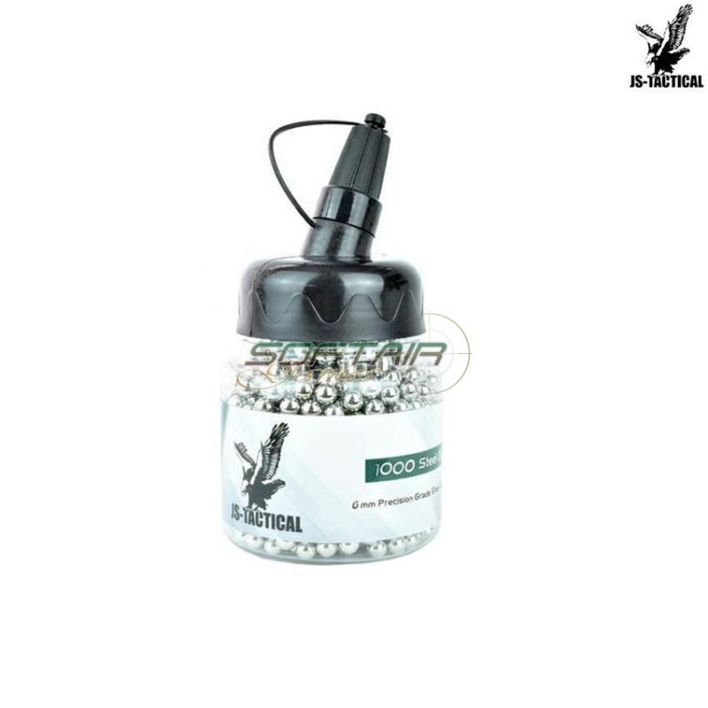Biberon Pallini 6mm In Acciaio 1000bb Js Tactical (js-st6) Biberon Pallini 6mm In Acciaio 1000bb Js Tactical (js-st6)