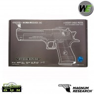 Pistola A Gas Desert Eagle Black Xix 50ae Gbb C/marking Magnum Research Inc. Cybergun We (090509)