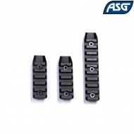 Set 3 Metal Rails For Ris/ras Keymod Asg (asg-18511)