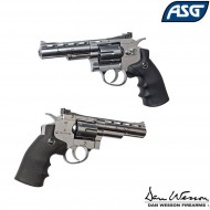 Co2 Revolver Dan Wesson Gnb 4" Silver Pistol Asg (asg-17506)