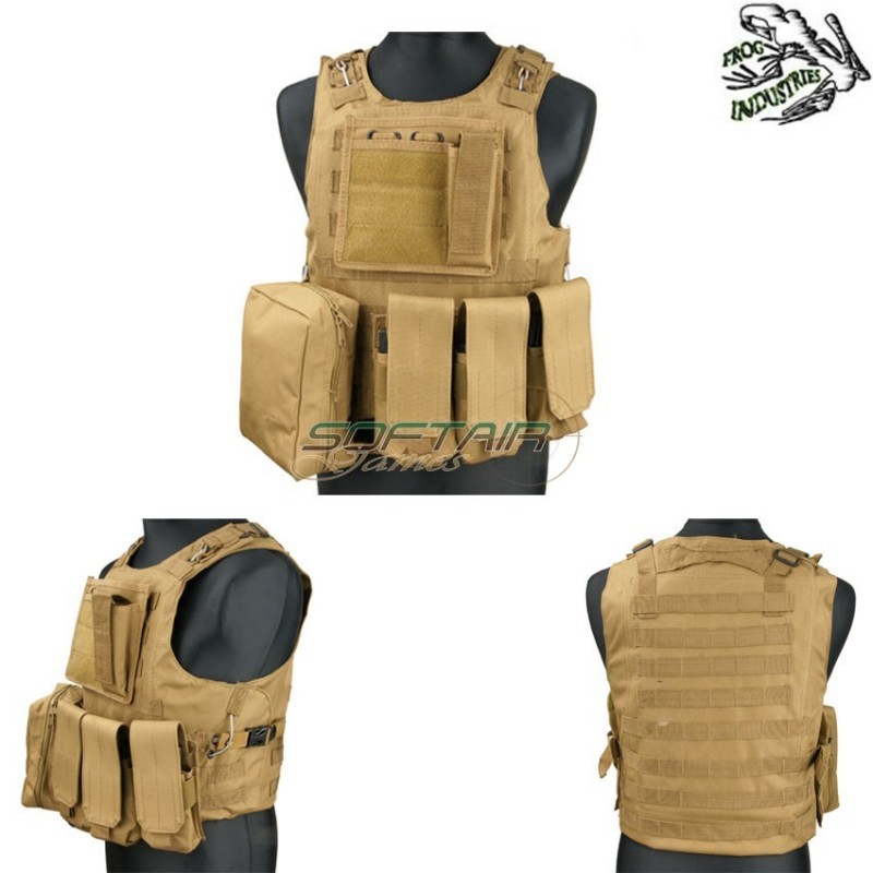 Amphibious Body Armour Tan Frog Industries® (fi-000613-tan)