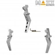 Speed Trigger Style A Silver Cnc Advanced Maxx Model (mx-trg001sas) Speed Trigger Style A Silver Cnc Advanced Maxx Model (mx-trg001sas)