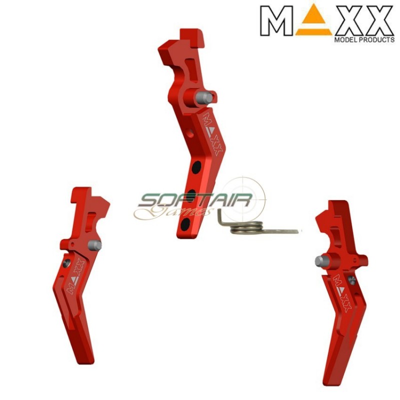 Speed Grilletto Style A Red Cnc Advanced Maxx Model (mx-trg001sar) Speed Grilletto Style A Red Cnc Advanced Maxx Model (mx-trg001sar)
