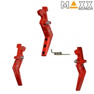 Speed Trigger Style A Red Cnc Advanced Maxx Model (mx-trg001sar) Speed Trigger Style A Red Cnc Advanced Maxx Model (mx-trg001sar)