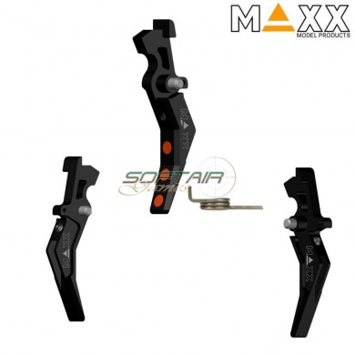 Speed Grilletto Style B Black Cnc Advanced Maxx Model (mx-trg001sbb)