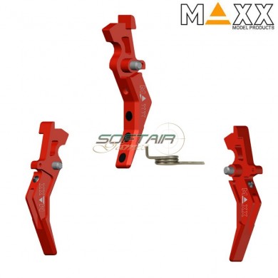 Speed Trigger Style B Red Cnc Advanced Maxx Model (mx-trg001sbr)