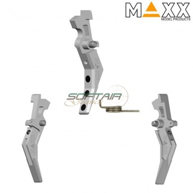 Speed Trigger Style B Silver Cnc Advanced Maxx Model (mx-trg001sbs)