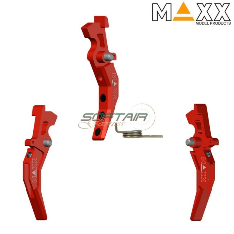 Speed Grilletto Style C Red Cnc Advanced Maxx Model (mx-trg001scr)