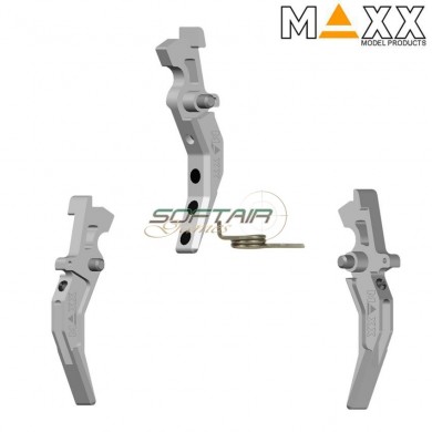 Speed Trigger Style C Silver Cnc Advanced Maxx Model (mx-trg001scs)