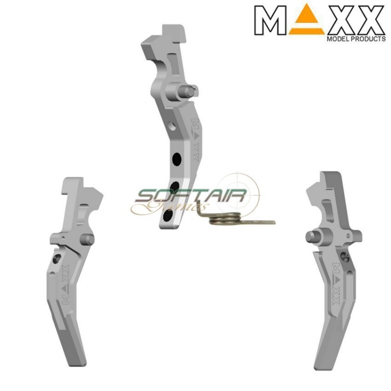 Speed Grilletto Style C Silver Cnc Advanced Maxx Model (mx-trg001scs) Speed Grilletto Style C Silver Cnc Advanced Maxx Model (mx-trg001scs)