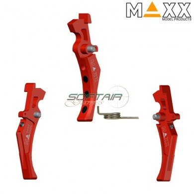 Speed Trigger Style D Red Cnc Advanced Maxx Model (mx-trg001sdr)