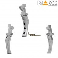 Speed Grilletto Style D Silver Cnc Advanced Maxx Model (mx-trg001sds) Speed Grilletto Style D Silver Cnc Advanced Maxx Model (mx-trg001sds)