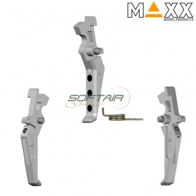 Speed Trigger Style E Silver Cnc Advanced Maxx Model (mx-trg001ses)
