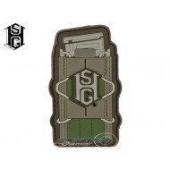 Patch 3d Pvc Punisher Red 101 Inc (inc-12025)