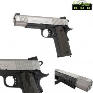 Pistola A Co2 Colt 1911 Scarrellante Full Silver Slide Cybergun (180531)
