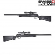 Fucile A Molla Black Eagle M6 Sniper Black Swiss Arms (280726) Fucile A Molla Black Eagle M6 Sniper Black Swiss Arms (280726)