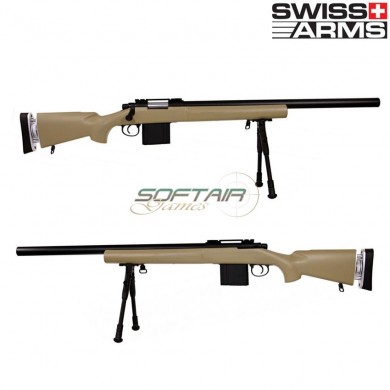 Spring Rifle M24 Sas 04 Sniper Desert Arid Swiss Arms (280733)