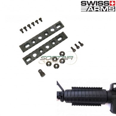 Set 2 Metal Rails For M4/m16 Handguard Swiss Arms (605212)