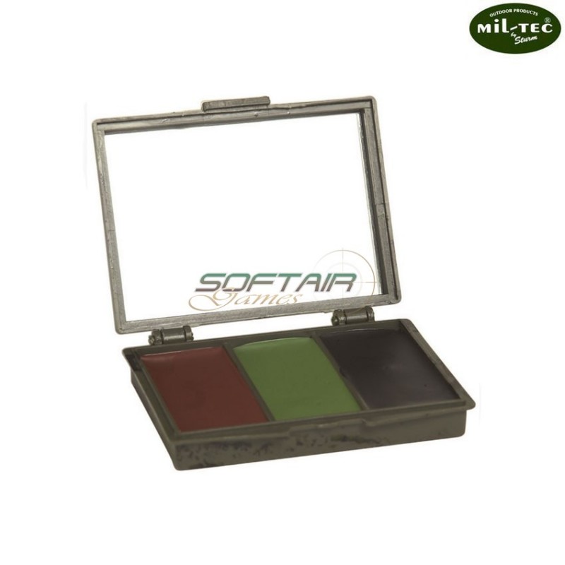 Trucco Per Viso Camo 3 Colori C/specchio Mil-tec (16351000)