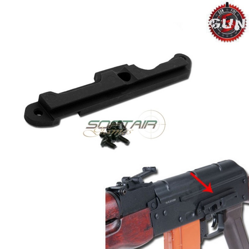 Supporto Slitta Laterale In Metallo Per Ak74 Gun Five (gf-30) Supporto Slitta Laterale In Metallo Per Ak74 Gun Five (gf-30)