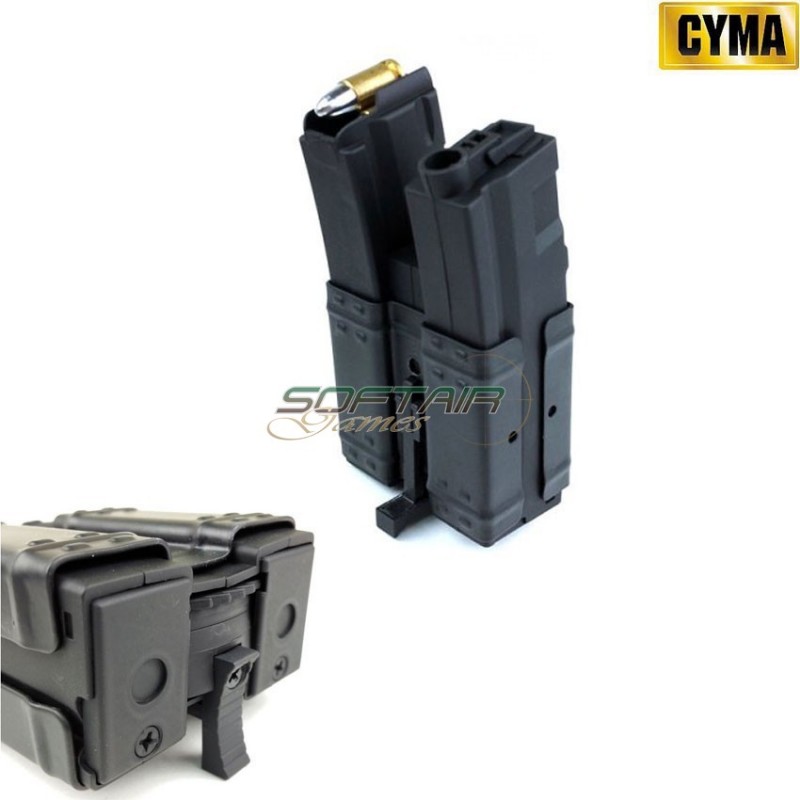 Caricatore Maggiorato 250bb Doppio Per Mp5 Cyma (c36)