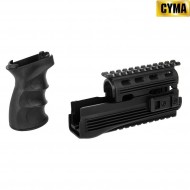 Set Rail E Impugnatura Black Per Ak47 Cyma (c49) Set Rail E Impugnatura Black Per Ak47 Cyma (c49)