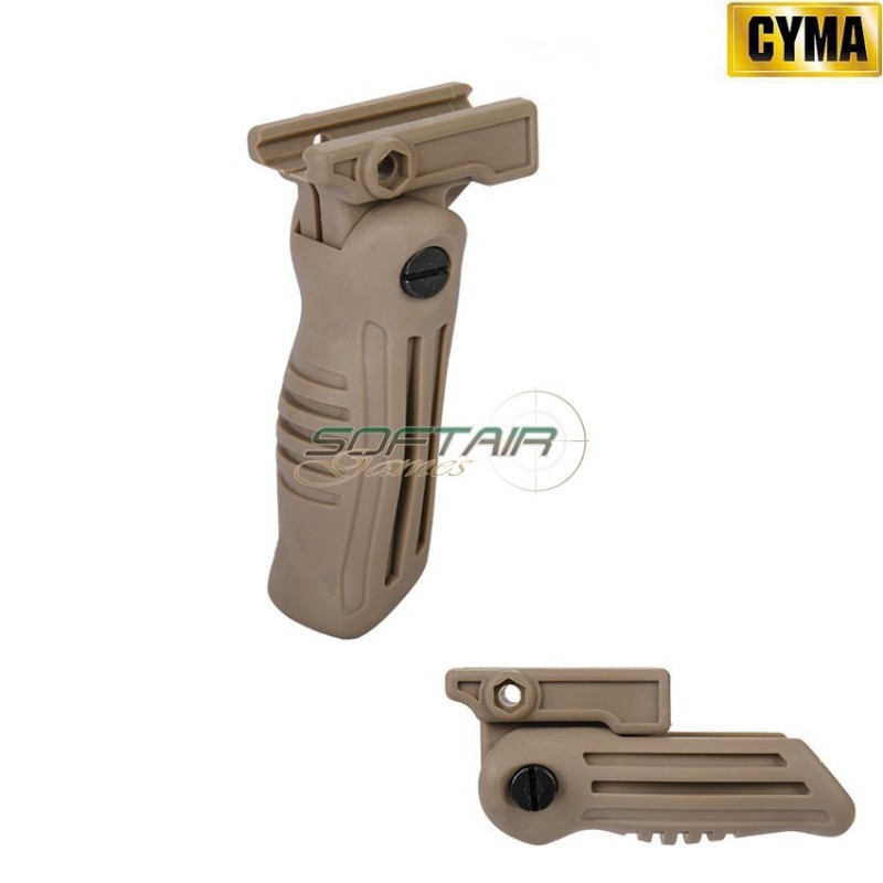 Vertical Folding Black Grip Cyma (c57-tan) Vertical Folding Black Grip Cyma (c57-tan)