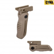 Vertical Folding Black Grip Cyma (c57-tan) Vertical Folding Black Grip Cyma (c57-tan)