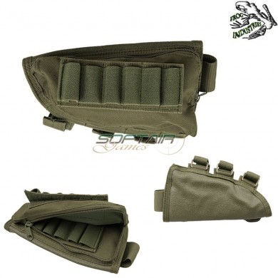 Gun Stock Cartridges Holder Green Frog Industries® (fi-001259-od)
