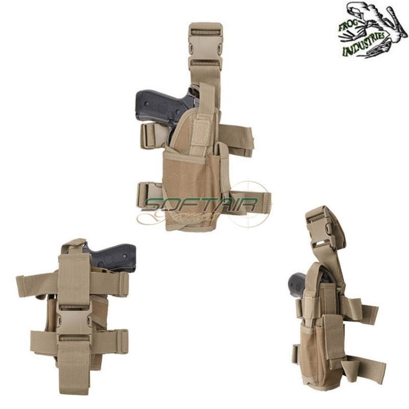 Fondina Cosciale Coyote Tornado Per Mano Destra Universale Frog Industries® (fi-000417-tan)