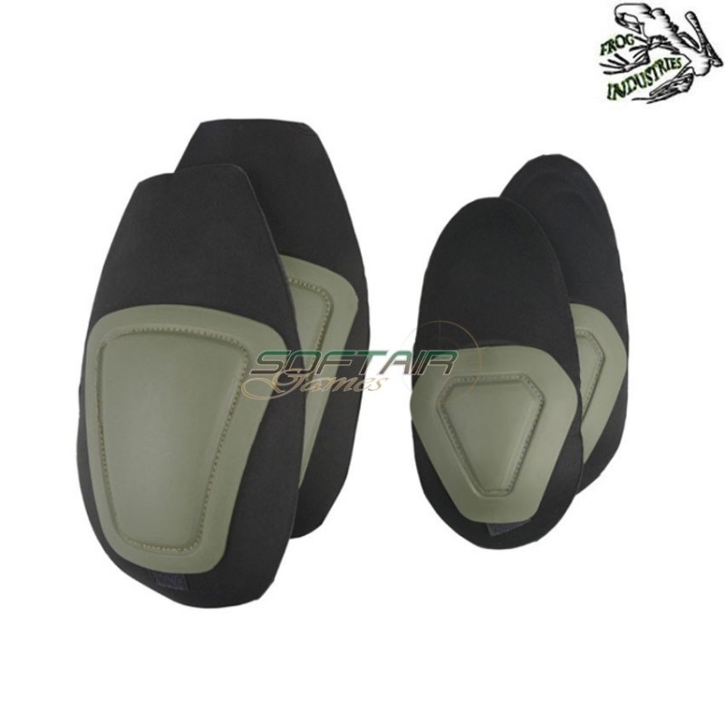 Set Inserti Ginocchiere & Gomitiere Olive Drab Frog Industries® (fi-036184-od) Set Inserti Ginocchiere & Gomitiere Olive Drab Frog Industries® (fi-036184-od)