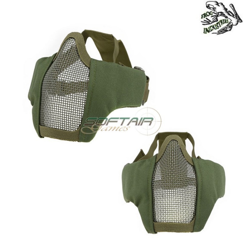 Maschera Stalker Evo Type Olive Drab Frog Industries® (fi-ma42v-od) Maschera Stalker Evo Type Olive Drab Frog Industries® (fi-ma42v-od)