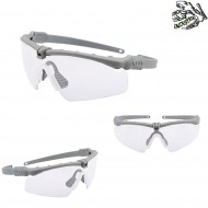 Ultimate Eyewear Chaos Grey Frame & Clear Lense Frog Industries® (fi-036262-cgcl) Ultimate Eyewear Chaos Grey Frame & Clear Lense Frog Industries® (fi-036262-cgcl)