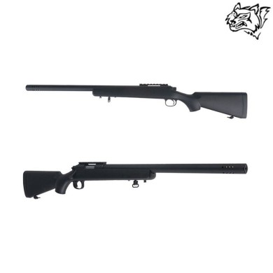 Fucile A Molla Vsr-10k Sniper Black Snow Wolf (sw-021803)