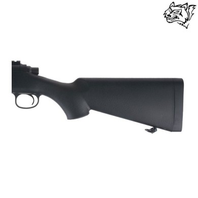 Fucile A Molla Vsr-10k Sniper Black Snow Wolf (sw-021803)