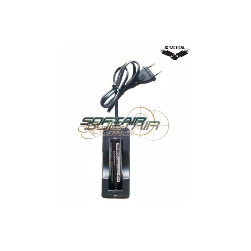 Battery + Charger For Flashlights Ft Js Tactical (cod.js-kft)